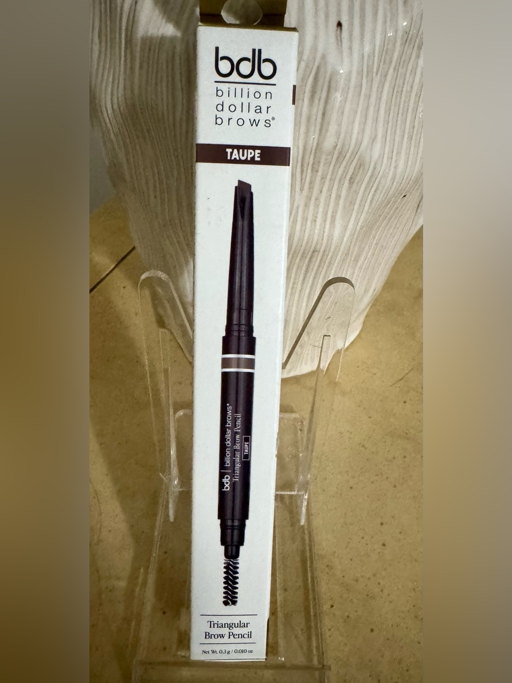 Billion Dollar Brows Taupe Triangular Brow Pencil NIB - Picture 1 of 2